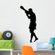 Thai Boxing Silhouette Wall Decal