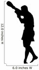 Thai Boxing Silhouette Wall Decal
