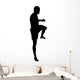 Thai Boxing Silhouette Wall Decal