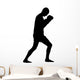 Thai Boxing Silhouette Wall Decal