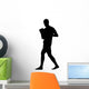 Thai Boxing Silhouette Wall Decal