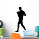 Thai Boxing Silhouette Wall Decal