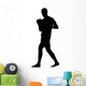Thai Boxing Silhouette Wall Decal
