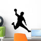 Volley Ball Silhouette Wall Decal