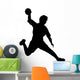Volley Ball Silhouette Wall Decal