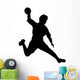 Volley Ball Silhouette Wall Decal