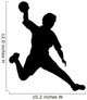 Volley Ball Silhouette Wall Decal