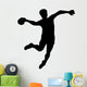 Volley Ball Silhouette Wall Decal