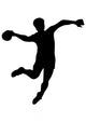 Volley Ball Silhouette Wall Decal