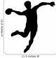 Volley Ball Silhouette Wall Decal