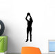 Volley Ball Silhouette Wall Decal