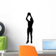 Volley Ball Silhouette Wall Decal