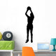Volley Ball Silhouette Wall Decal