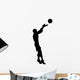 Volley Ball Silhouette Wall Decal
