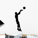 Volley Ball Silhouette Wall Decal