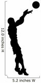 Volley Ball Silhouette Wall Decal