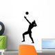 Volley Ball Silhouette Wall Decal
