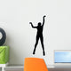 Volley Ball Silhouette Wall Decal