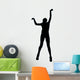 Volley Ball Silhouette Wall Decal
