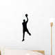 Volley Ball Silhouette Wall Decal