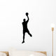 Volley Ball Silhouette Wall Decal