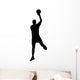 Volley Ball Silhouette Wall Decal
