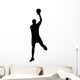 Volley Ball Silhouette Wall Decal