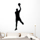 Volley Ball Silhouette Wall Decal