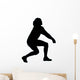 Volley Ball Silhouette Wall Decal