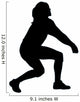 Volley Ball Silhouette Wall Decal