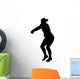 Volley Ball Silhouette Wall Decal