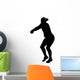 Volley Ball Silhouette Wall Decal