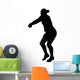 Volley Ball Silhouette Wall Decal