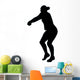 Volley Ball Silhouette Wall Decal