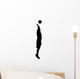 Volley Ball Silhouette Wall Decal