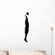 Volley Ball Silhouette Wall Decal