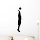 Volley Ball Silhouette Wall Decal