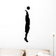 Volley Ball Silhouette Wall Decal