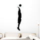 Volley Ball Silhouette Wall Decal