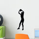 Volley Ball Silhouette Wall Decal