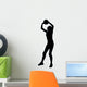 Volley Ball Silhouette Wall Decal