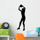 Volley Ball Silhouette Wall Decal