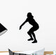 Volley Ball Silhouette Wall Decal