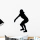 Volley Ball Silhouette Wall Decal