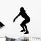 Volley Ball Silhouette Wall Decal