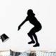 Volley Ball Silhouette Wall Decal
