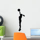 Volley Ball Silhouette Wall Decal