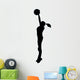 Volley Ball Silhouette Wall Decal
