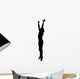 Volley Ball Silhouette Wall Decal