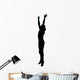 Volley Ball Silhouette Wall Decal